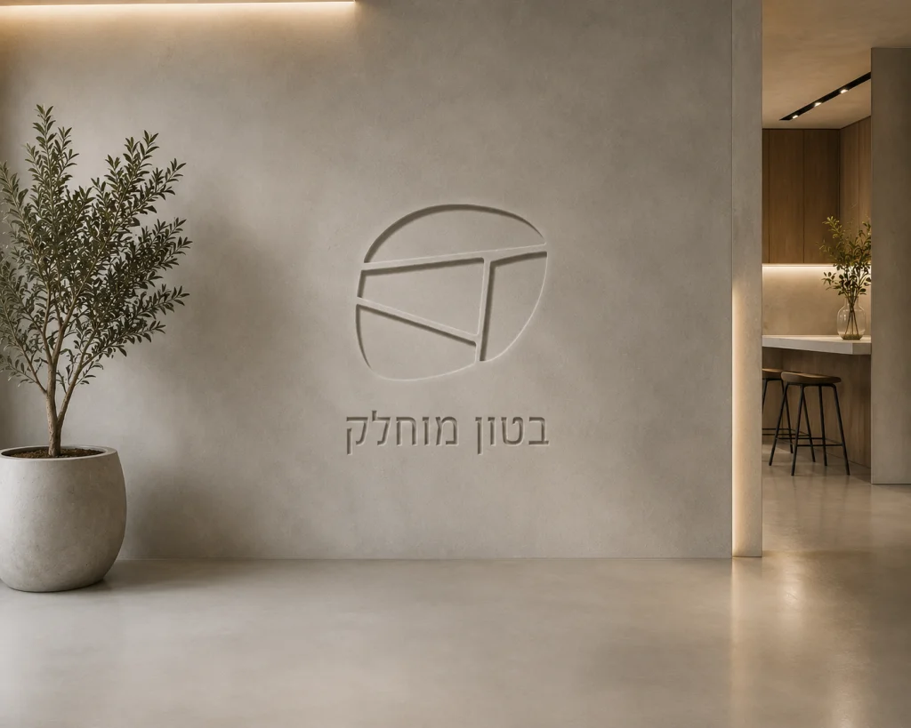 בטון מוחלק