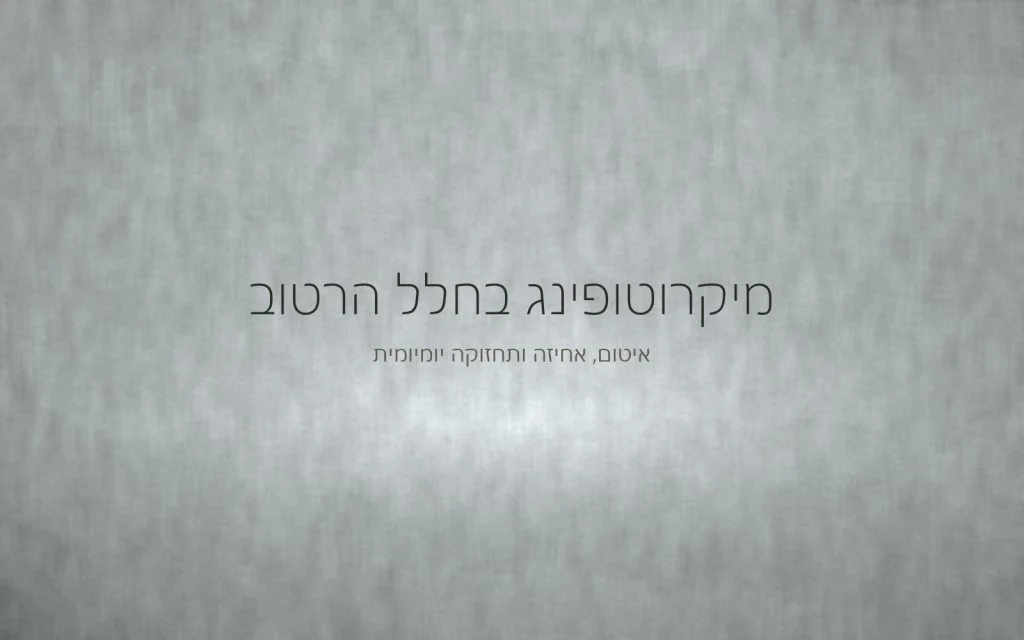משטח מיקרוטופינג רציף בגוון אפור קריר עם ברק לח בחלל רחצה