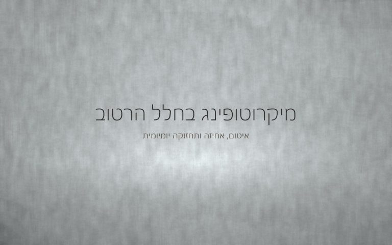 משטח מיקרוטופינג רציף בגוון אפור קריר עם ברק לח בחלל רחצה